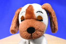 Dakin Vintage Brown and White Hugging Puppy Dogs 1976 Plush