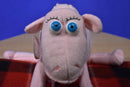 Curto Toys Serta 75th Anniversary Breast Cancer Research Pink Sheep 2000 Beanbag Plush