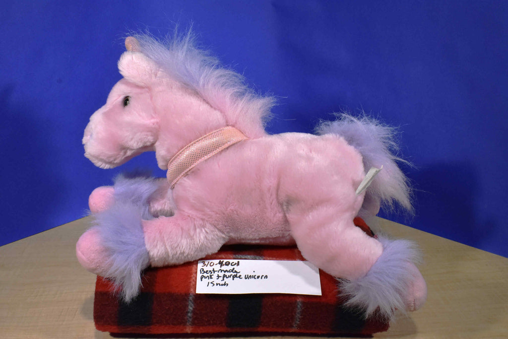 Best Made Toys Pink and Purple Unicorn Plush Hurricane Jack Surplus