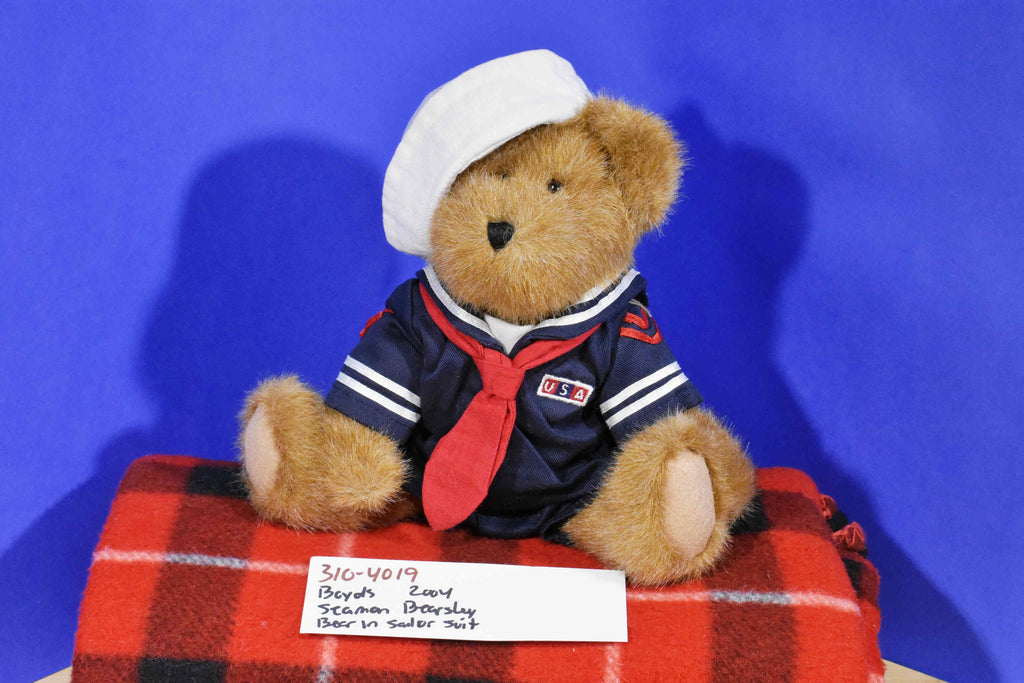 Boyd s Bears Seaman Bearsley Navy Sailor 2004 Plush Hurricane