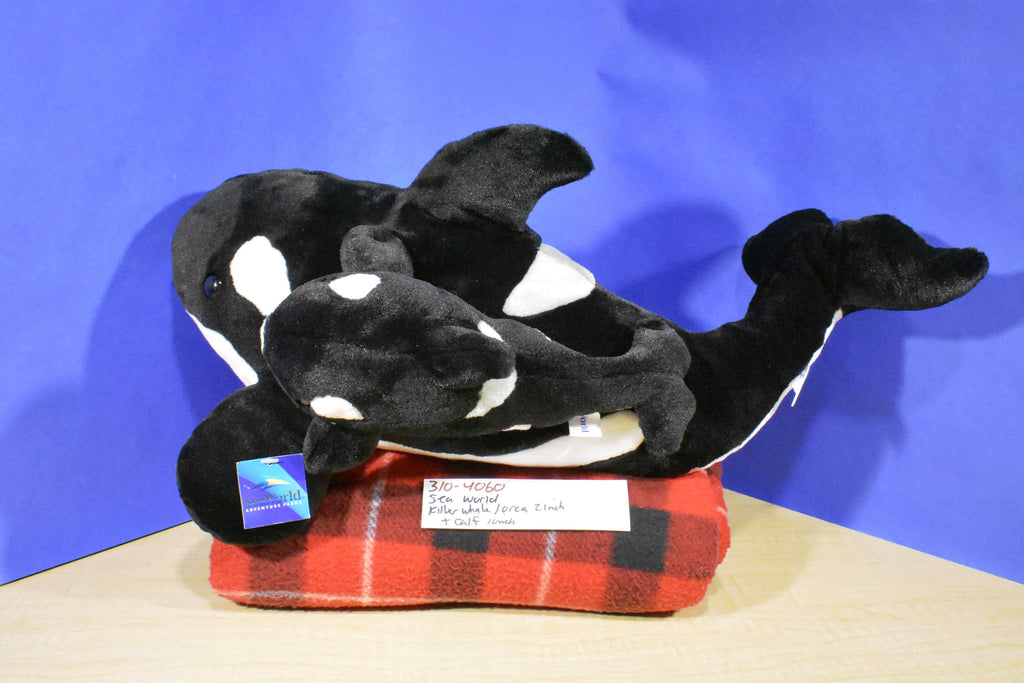 Orca Doll Seaworld Orca Stuffed Animal Large Orca Creature – Creep