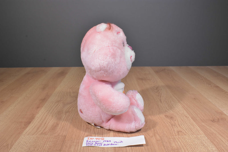 Kenner Care Bears Love A lot Pink Bear 1983 Plush