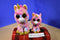 Ty Beanie Boos Fantasia Pink Unicorn Beanbag Plushes Set of 2