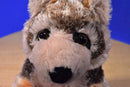 Brown Timberwolf Beanbag Plush