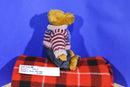 Boyd's Eddie Bean Bauer Brown Jointed Teddy Bear 1995 Beanbag Plush