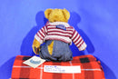 Boyd's Eddie Bean Bauer Brown Jointed Teddy Bear 1995 Beanbag Plush