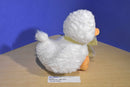 Caltoy White and Orange Duck Plush with Yellow Bow