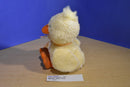Commonwealth Sparkly Yellow and Orange Duck 1999 Beanbag Plush