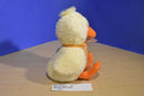 Commonwealth Sparkly Yellow and Orange Duck 1999 Beanbag Plush