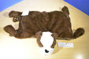 Costco Little Miracles Snuggle Me Brown and White Bulldog 2015 Pillow Plush