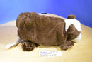 Costco Little Miracles Snuggle Me Brown and White Bulldog 2015 Pillow Plush
