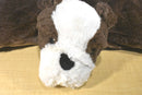 Costco Little Miracles Snuggle Me Brown and White Bulldog 2015 Pillow Plush