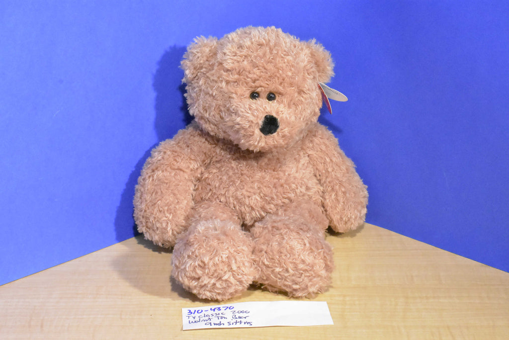Ty Classic Brown Ty Bear Ty Classic Walnut The Tan Teddy Bear 2000