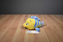 Disney Store The Little Mermaid Fish Flounder Beanbag Plush