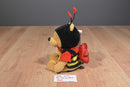 Disney Store Valentines Winnie The Pooh Bumble Bee Beanbag Plush