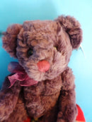 Russ Bearberry Purple Teddy Bear Beanbag Plush