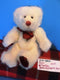 Russ Twinkles White and Red Sparkle Teddy Bear Beanbag Plush