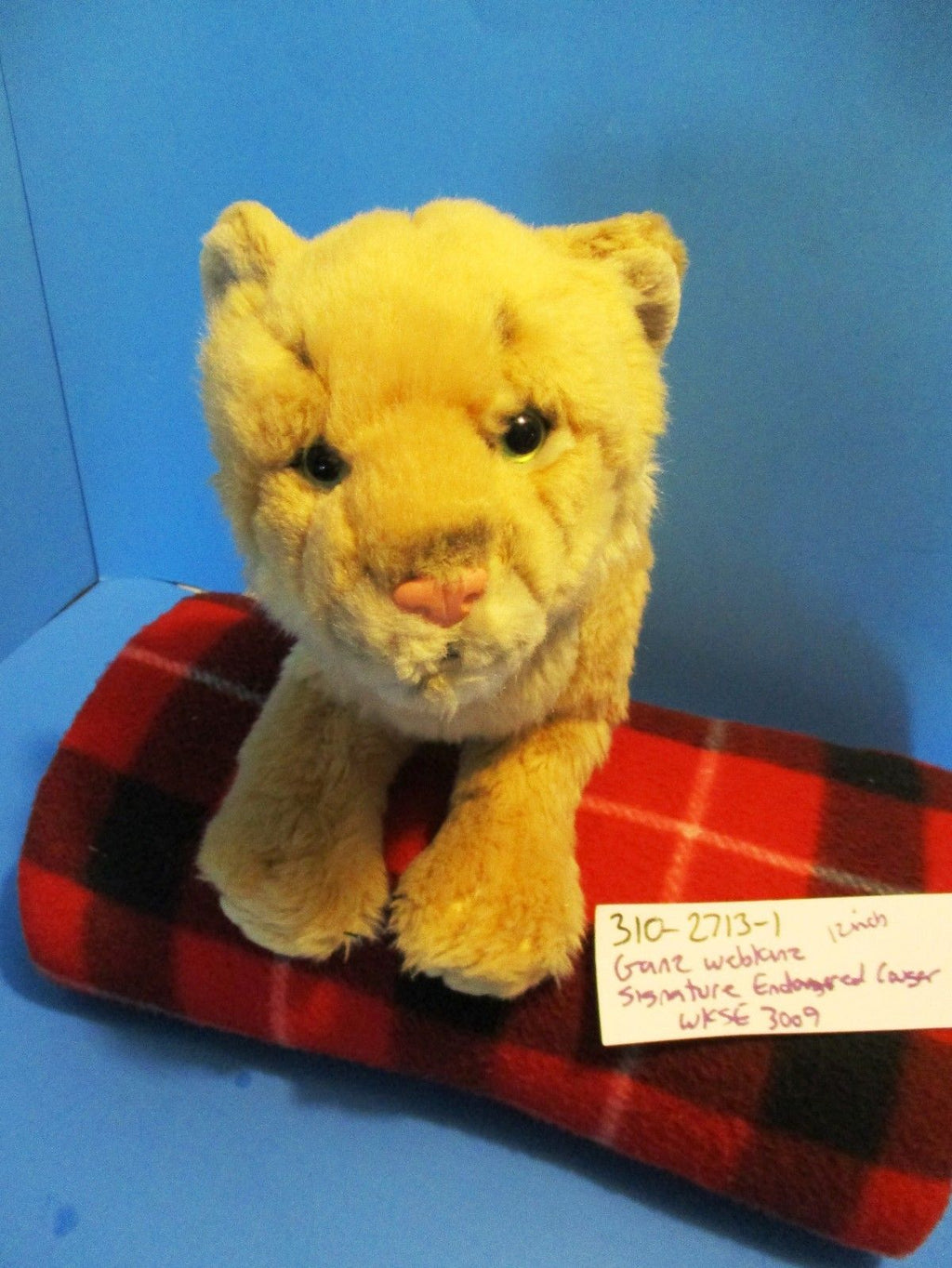 Ganz Webkinz Signature Endangered Cougar WKSE3009 Plush No Code Hurricane Jack Surplus