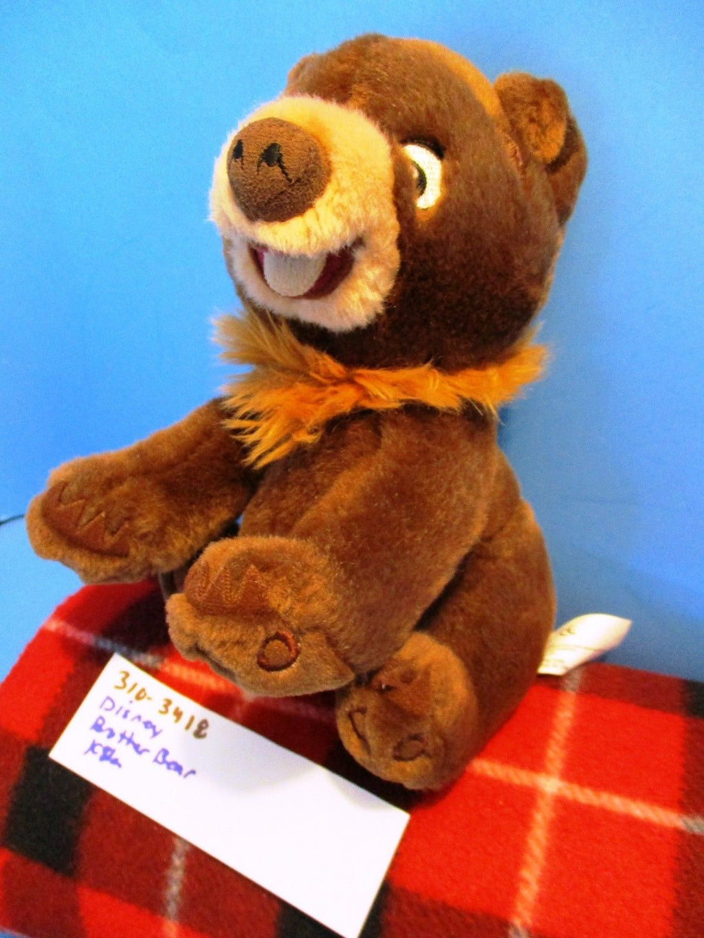 Disney Brother Bear Koda Beanbag Plush Hurricane Jack Surplus