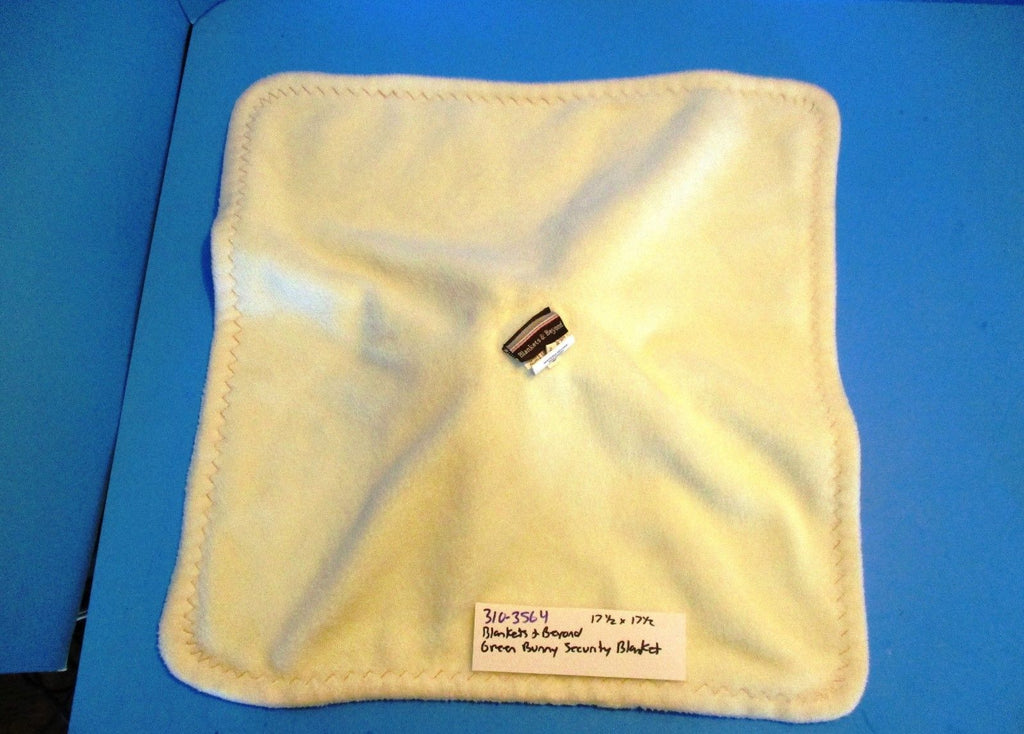 Blankets and Beyond Green Bunny Rabbit Security Blanket