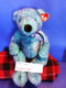 Ty Classic Bluebeary the Blue Teddy Bear 1999 Beanbag Plush
