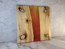 Box Elder Maple - Live Edge - Red & Yellow Gradient Epoxy Resin River Serving Board