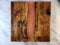 Silver Maple - Live Edge - Spalted - Orange Cream Epoxy Resin River Serving Board
