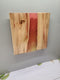 Box Elder Maple - Live Edge - Red & Yellow Gradient Epoxy Resin River Serving Board