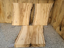 Live Edge Paper Birch Wood Slab - w/curl (
