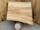 Live Edge Paper Birch Wood Slab - w/curl (