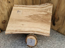 Live Edge Paper Birch Wood Slab - w/curl (