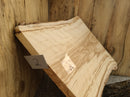 Live Edge Paper Birch Wood Slab - w/curl (