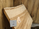 Live Edge Paper Birch Wood Slab - w/curl (