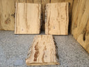 Live Edge Paper Birch Wood Slab - w/curl (