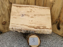 Live Edge Paper Birch Wood Slab - w/curl (