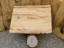 Live Edge Paper Birch Wood Slab - w/curl (