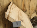 Live Edge Paper Birch Wood Slab - w/curl (