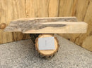 Live Edge Boxelder - w/curl/spalting/red flame (