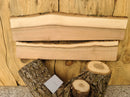 Live Edge Norway Maple Wood Slab - w/curl (