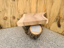 Live Edge Mountain Ash Wood Slab (