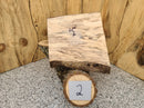 Live Edge Poplar Wood Slab - Spalted (