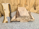 Live Edge Poplar Wood Slab - Spalted (
