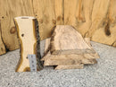 Live Edge Poplar Wood Slab - Spalted (