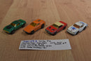 Mattel Matchbox Superfast Lesney 4 Cars  Javelin ,Tanzara, Chevy, Challenger