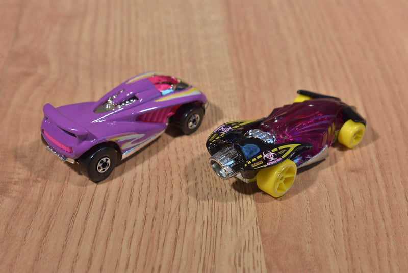 Mattel Hot wheels 4 Cars Stealth Coupe Fire Storm Speed Shark Intercooled