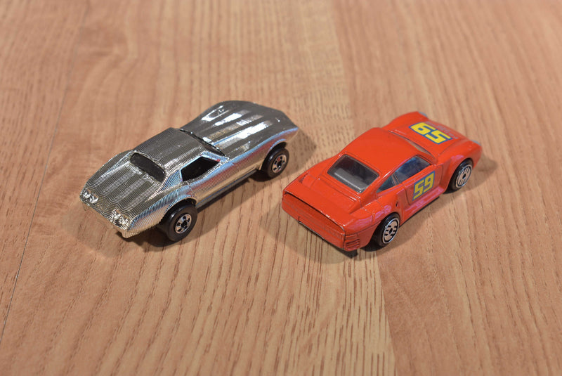 Mattel Hot Wheels 5 Cars T-Bird corvette Ferrari Mercedes Porsche