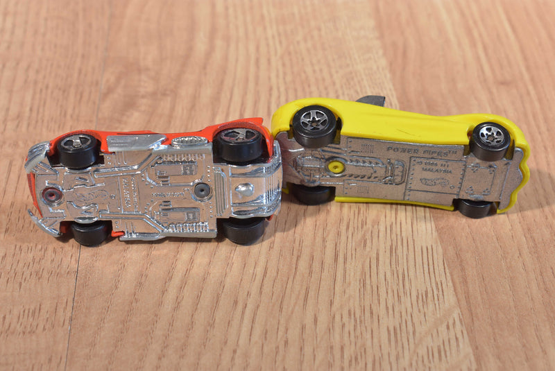 Mattel Hot Wheels 3 Cars Maelstrom, Power Pipes,Prototype H24, Racing Champions
