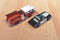 Mattel Hot Wheels 4 Cars Police Tow Jam  Fire Truck Back Drafter