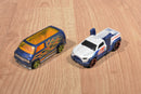 Mattel Hot Wheels 5 Cars Van 2 Police Volkswagon Wheelies