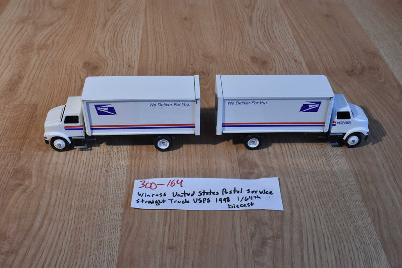 Winross 2 United Postal Service Box Trucks